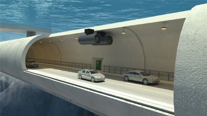 Τα εντυπωσιακά τούνελ βρίσκονται 30 μέτρα κάτω από την επιφάνεια της θάλασσας.